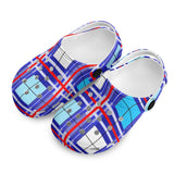 dHD Tartan Colour Mix - Kids Clogs - FREE p&p Worldwide