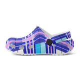dHD Tartan Colour Mix - Kids Clogs - FREE p&p Worldwide