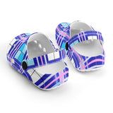 dHD Tartan Colour Mix - Kids Clogs - FREE p&p Worldwide