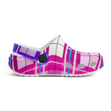 dHD Tartan Colour Mix - Kids Clogs - FREE p&p Worldwide