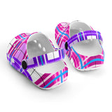 dHD Tartan Colour Mix - Kids Clogs - FREE p&p Worldwide