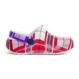 dHD Tartan Colour Mix - Kids Clogs - FREE p&p Worldwide