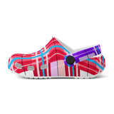 dHD Tartan Colour Mix - Kids Clogs - FREE p&p Worldwide