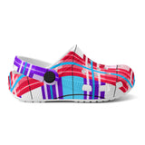 dHD Tartan Colour Mix - Kids Clogs - FREE p&p Worldwide