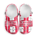 dHD Tartan Colour Mix - Kids Clogs - FREE p&p Worldwide