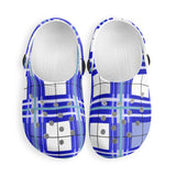 dHD Tartan Colour Mix - Kids Clogs - FREE p&p Worldwide