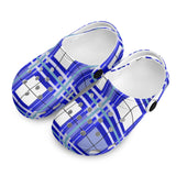 dHD Tartan Colour Mix - Kids Clogs - FREE p&p Worldwide