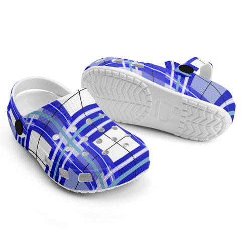 dHD Tartan Colour Mix - Kids Clogs - FREE p&p Worldwide