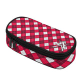 HD Tartan 3-Layer Pencil Case - FREE p&p Worldwide