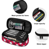 HD Tartan 3-Layer Pencil Case - FREE p&p Worldwide