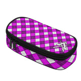 HD Tartan 3-Layer Pencil Case - FREE p&p Worldwide