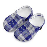 Clan Cunningham Blue - Kids Clogs - FREE p&p Worldwide