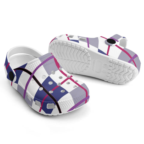 Kids Tartan Clogs - FREE p&p Worldwide