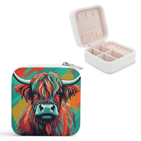 Highland Dancer Square Jewellery Case Box - Free p&p