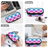 HD Tartan 3-Layer Pencil Case - FREE p&p Worldwide