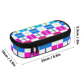 HD Tartan 3-Layer Pencil Case - FREE p&p Worldwide