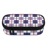 HD Tartan 3-Layer Pencil Case - FREE p&p Worldwide