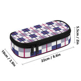 HD Tartan 3-Layer Pencil Case - FREE p&p Worldwide