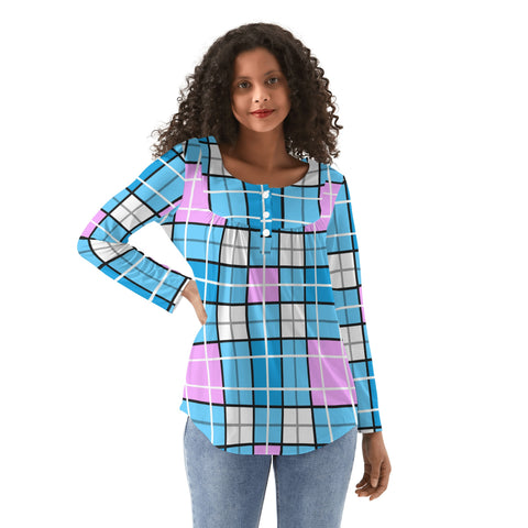 Tartan Womens Babydoll Style T-Shirt - Free p&p