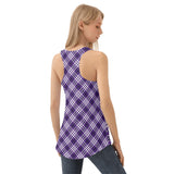 Ladies Tartan Vest Top - Free p&p Worldwide