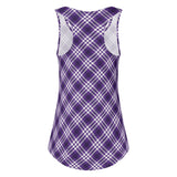 Ladies Tartan Vest Top - Free p&p Worldwide