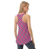 Ladies Tartan Vest Top - Free p&p Worldwide