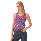 Ladies Tartan Vest Top - Free p&p Worldwide
