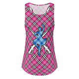 Ladies Tartan Vest Top - Free p&p Worldwide