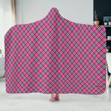 Tartan Hooded Blanket - FREE p&p