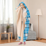 Tartan Hooded Blanket - FREE p&p