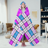 Tartan Hooded Blanket - FREE p&p