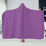 Tartan Hooded Blanket - FREE p&p