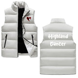 Highland Dancer Unisex Lightweight Zip Up Puffer Vest