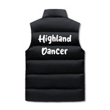 Highland Dancer Unisex Lightweight Zip Up Puffer Vest