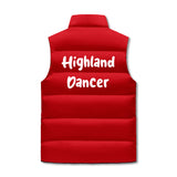 Highland Dancer Unisex Lightweight Zip Up Puffer Vest