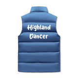 Highland Dancer Unisex Lightweight Zip Up Puffer Vest