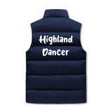 Highland Dancer Unisex Lightweight Zip Up Puffer Vest