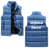 Highland Dancer Unisex Lightweight Zip Up Puffer Vest