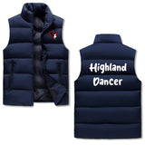 Highland Dancer Unisex Lightweight Zip Up Puffer Vest