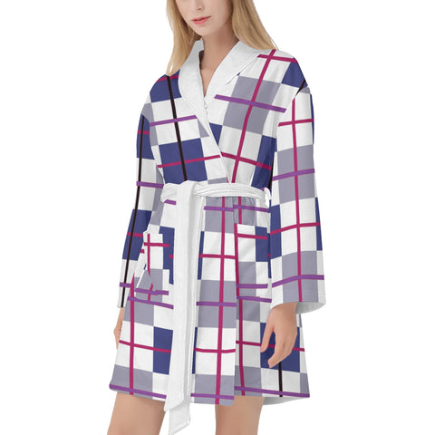 HD Tartan Womens Bathrobe - Free p&p Worldwide