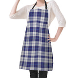 Apron - Blue Clan Cunningham Dress Tartan -  Free p&p worldwide