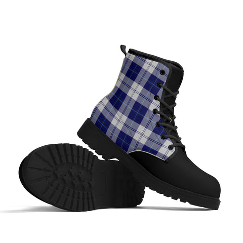Womens Leather Boots - Clan Cunningham Dress Blue - Free p&p