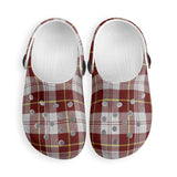 Clan Cunningham Dress Burgundy - Kids Clogs - FREE p&p Worldwide