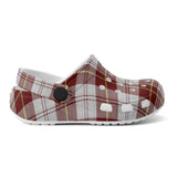 Clan Cunningham Dress Burgundy - Kids Clogs - FREE p&p Worldwide