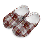 Clan Cunningham Dress Burgundy - Kids Clogs - FREE p&p Worldwide