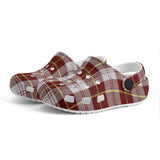 Clan Cunningham Dress Burgundy - Kids Clogs - FREE p&p Worldwide