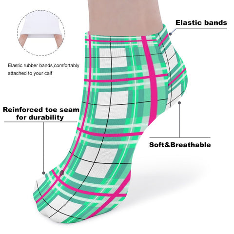 ✨'Iona Sky' Tartan Kids Socks (1 Pairs)✨Free p&p UK