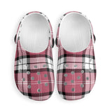 Nisbit TARTAN Kids Clogs - FREE P&P WORLDWIDE