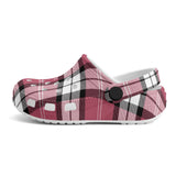 Nisbit TARTAN Kids Clogs - FREE P&P WORLDWIDE