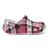 Nisbit TARTAN Kids Clogs - FREE P&P WORLDWIDE